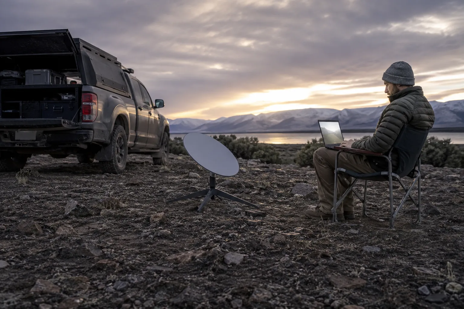 Satellite broadband for farms and remote locations