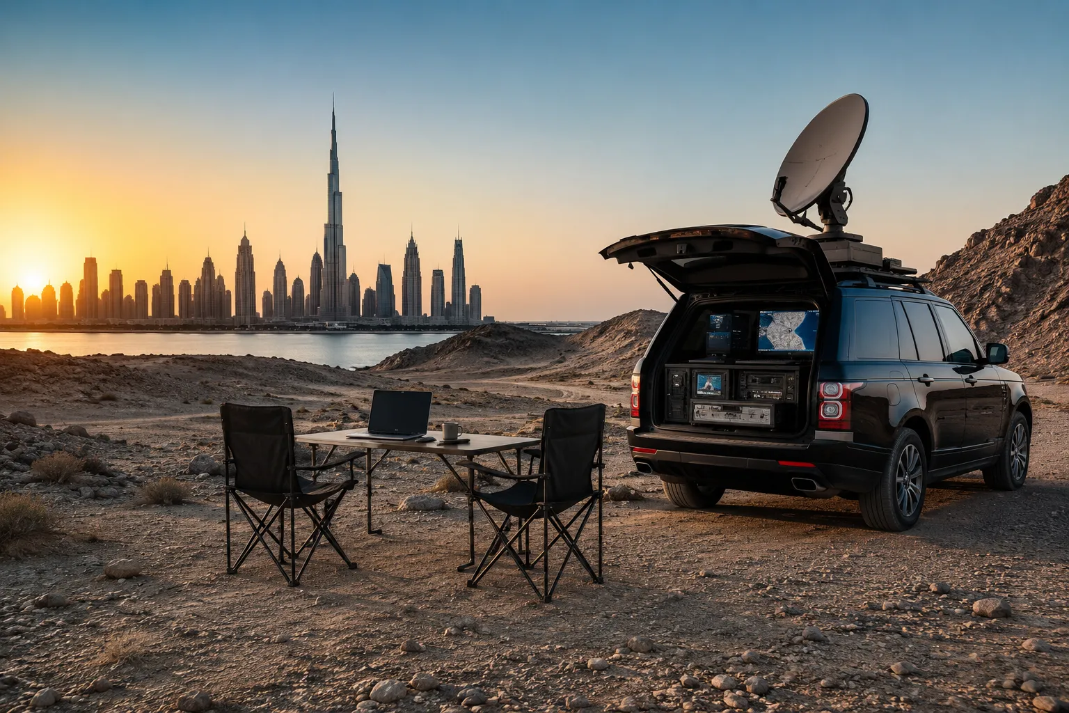 Remote satellite internet installation service in UAE