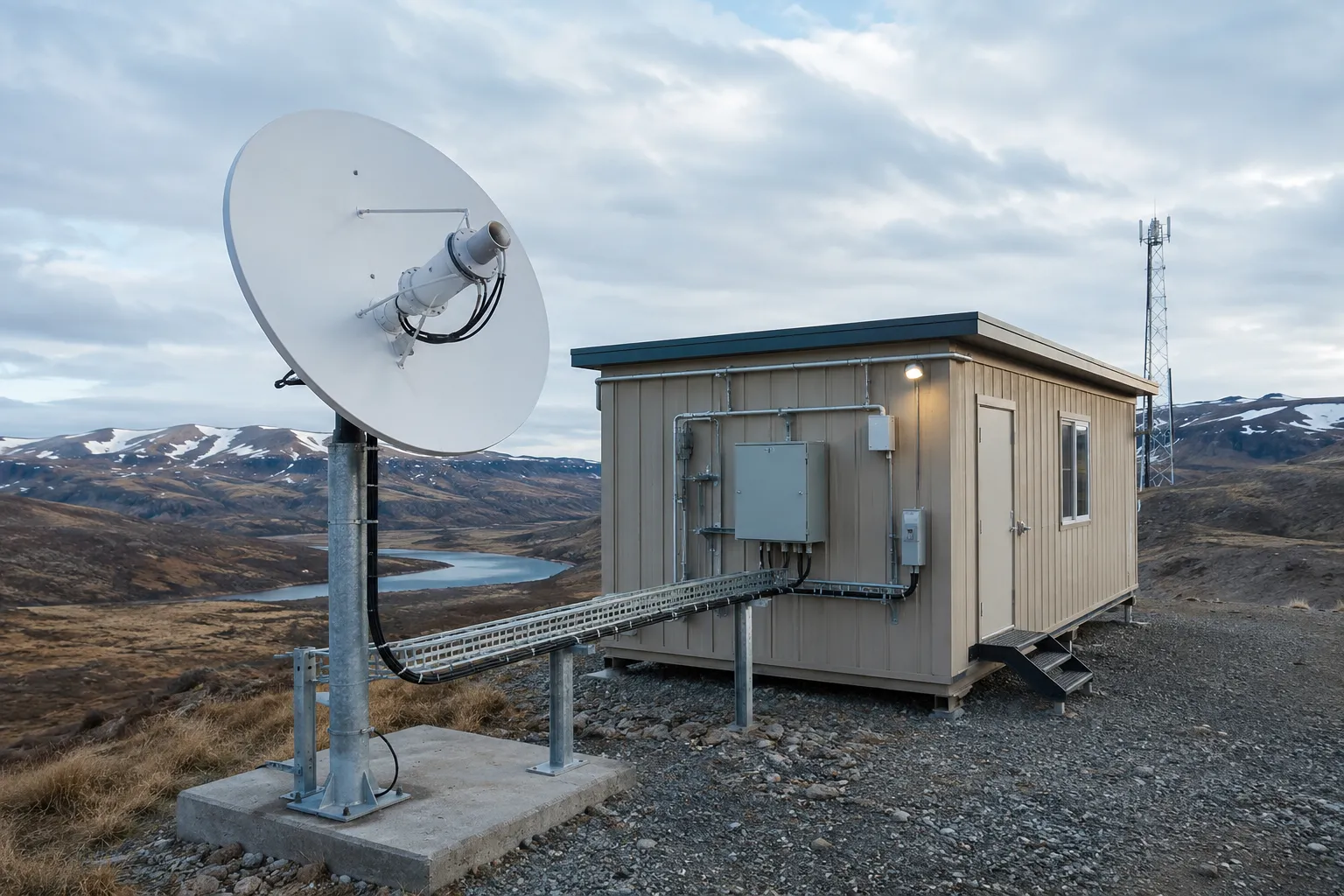High speed satellite broadband support